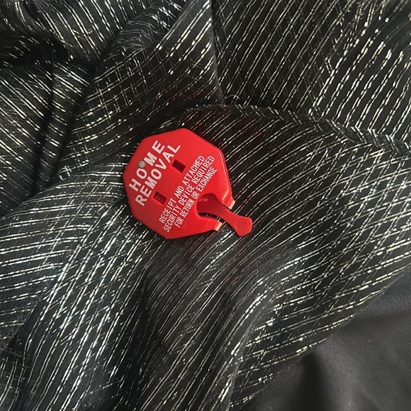 Maje Rivela Cutout metallic silk-blend chiffon mini dress Size 42 US 10 - Picture 11 of 15